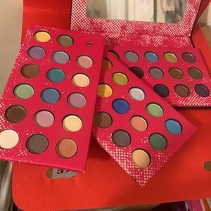 Gorgeous colors 3 palettes of eyeshadows by icing 51 colors shadow book